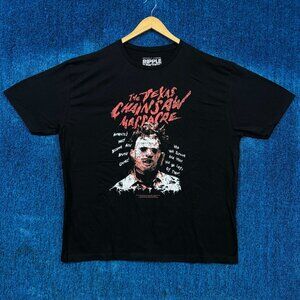 The Texas Chainsaw Massacre Ripple Junction Horror Movie Graphic T-Shirt Size XL